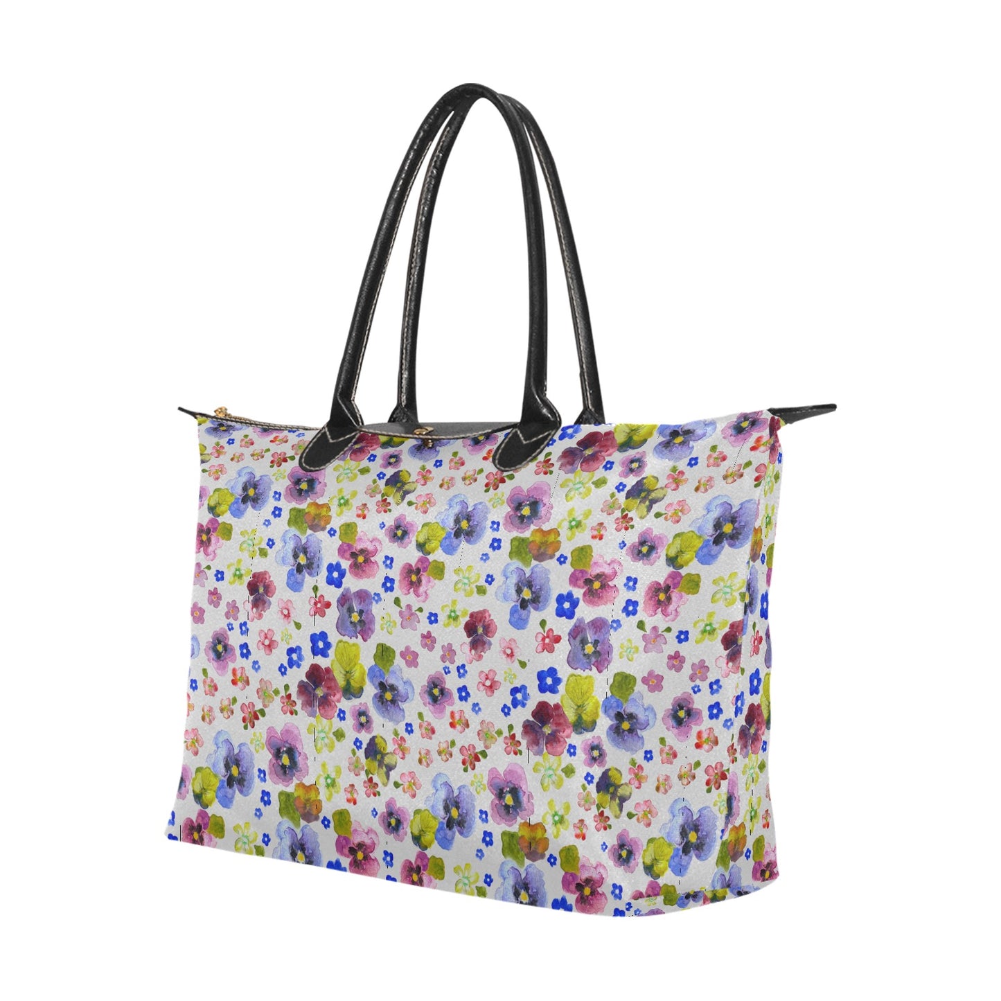 Women practical Handbag- Pansies