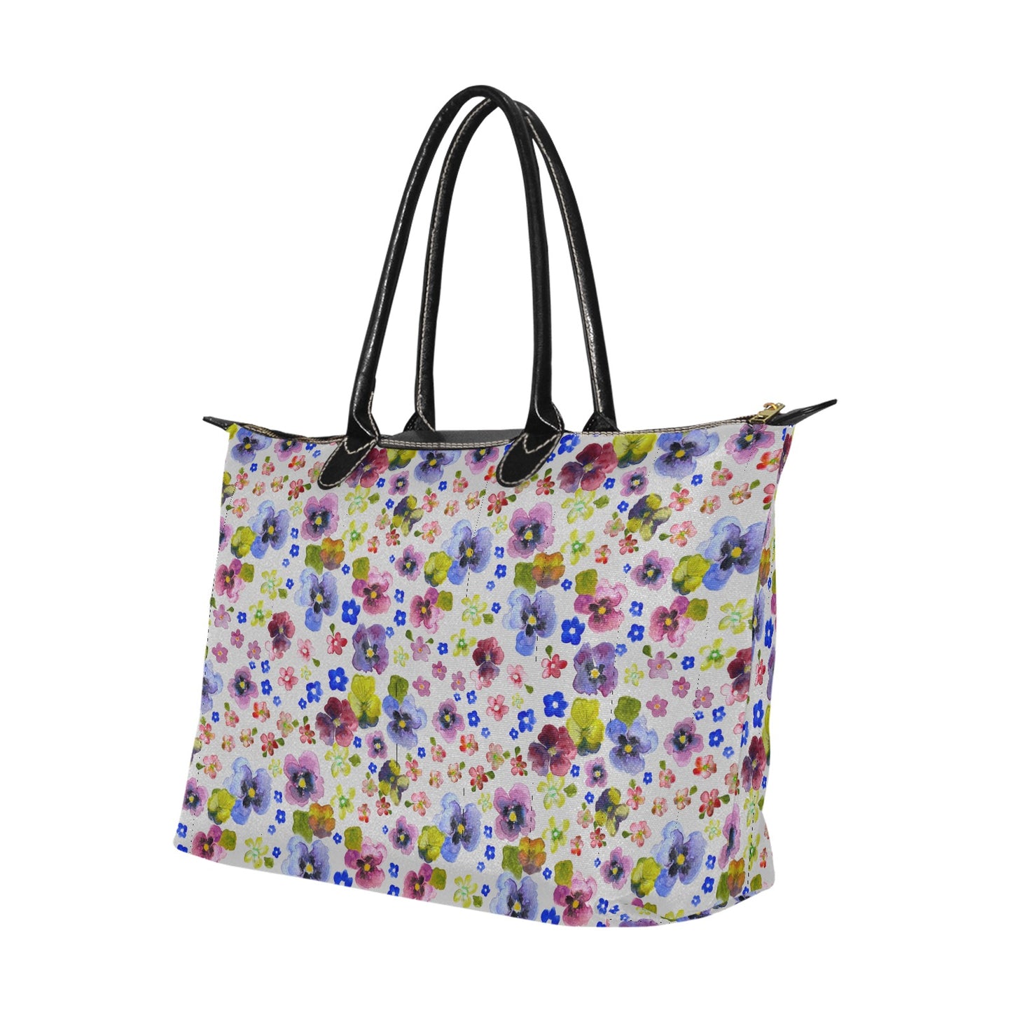 Women practical Handbag- Pansies