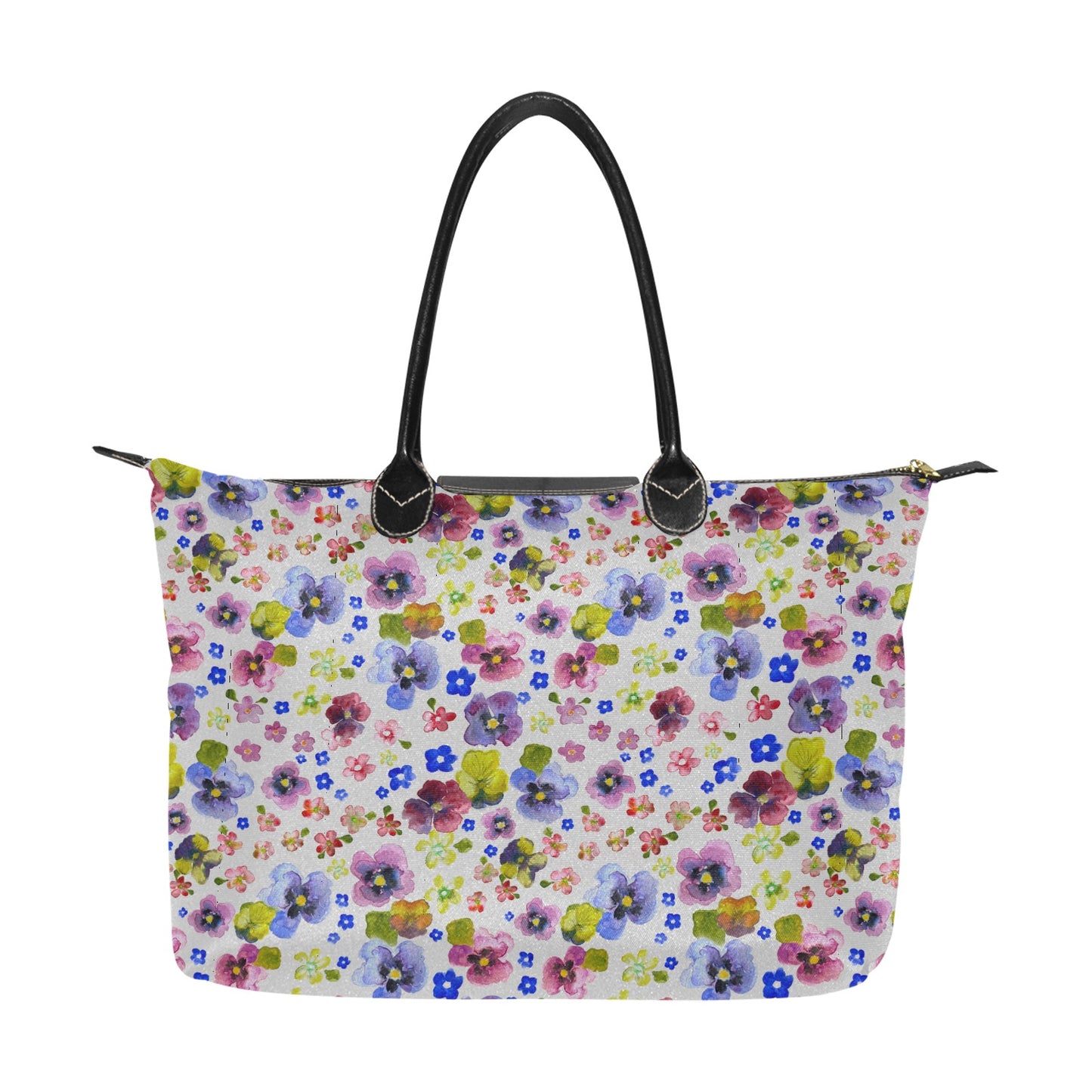 Women practical Handbag- Pansies