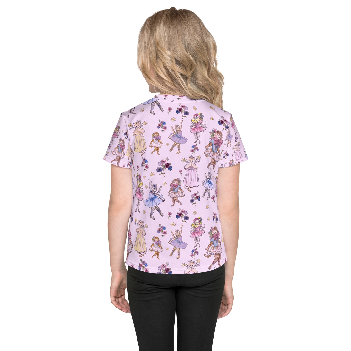 Kids crew neck t-shirt- Pas de Chat