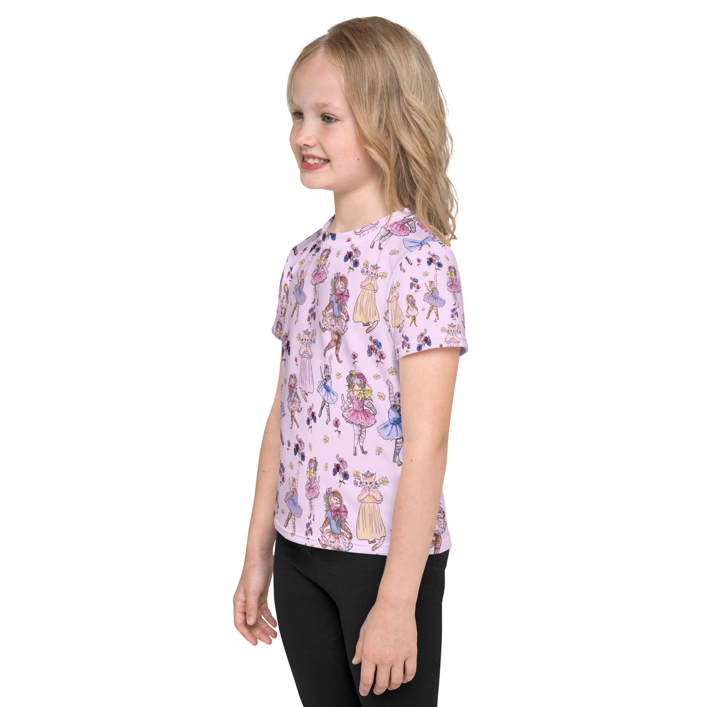 Kids crew neck t-shirt- Pas de Chat