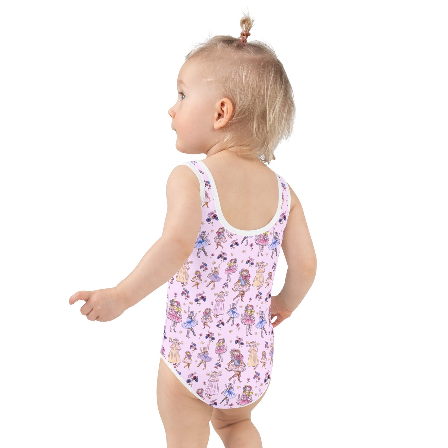Kids- Pas de Chat- All-Over Print Swimsuit