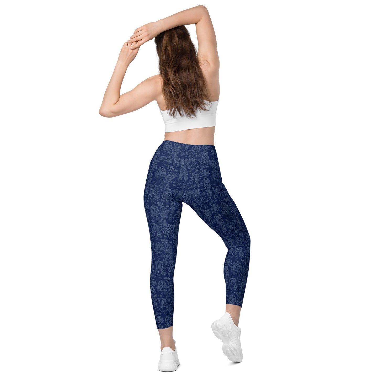 Leggings crossover with pockets