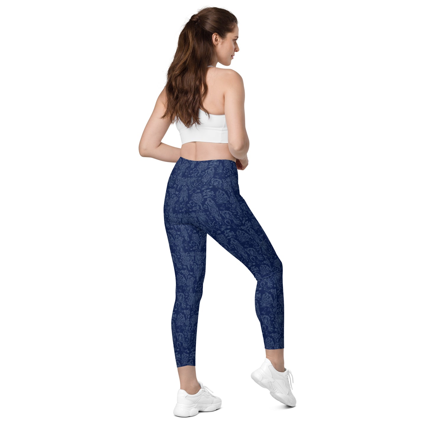 Leggings crossover with pockets