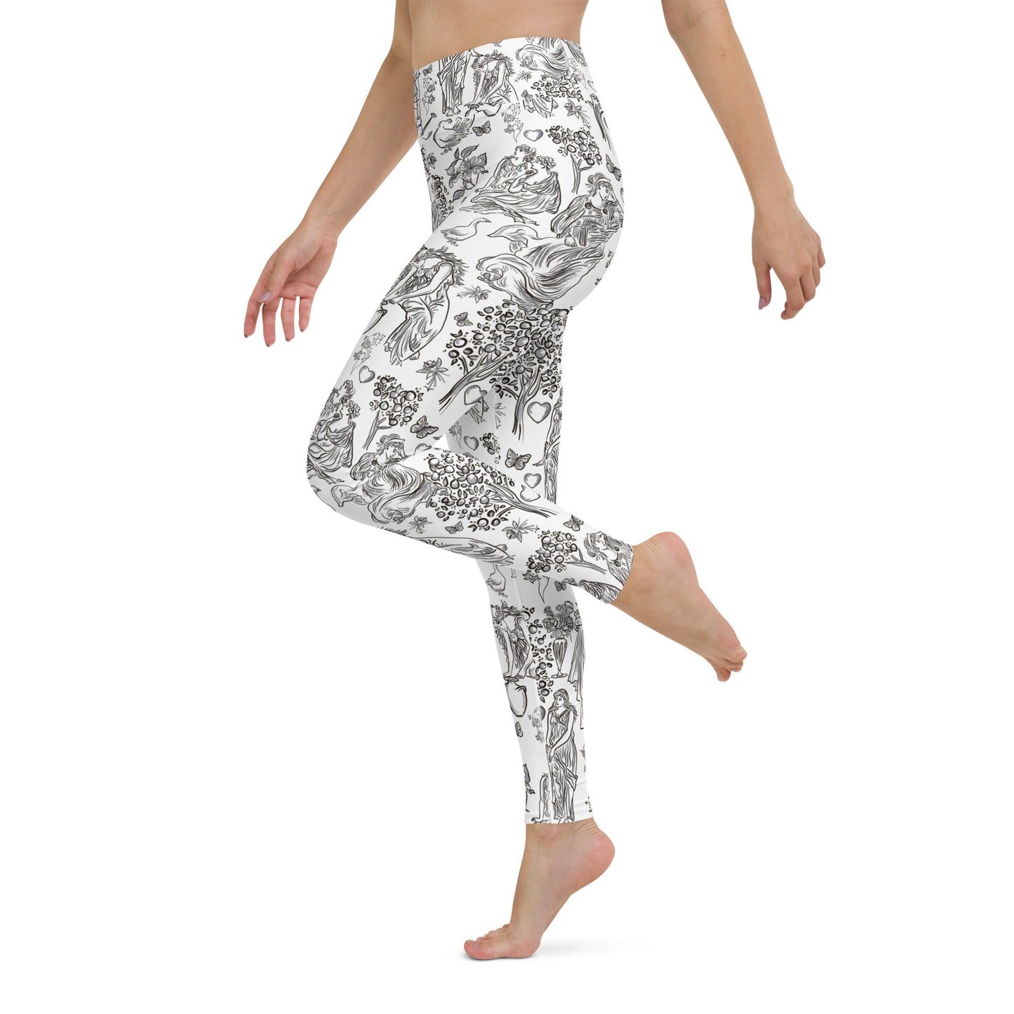 Leggings- Vintage Illustrations reimagined