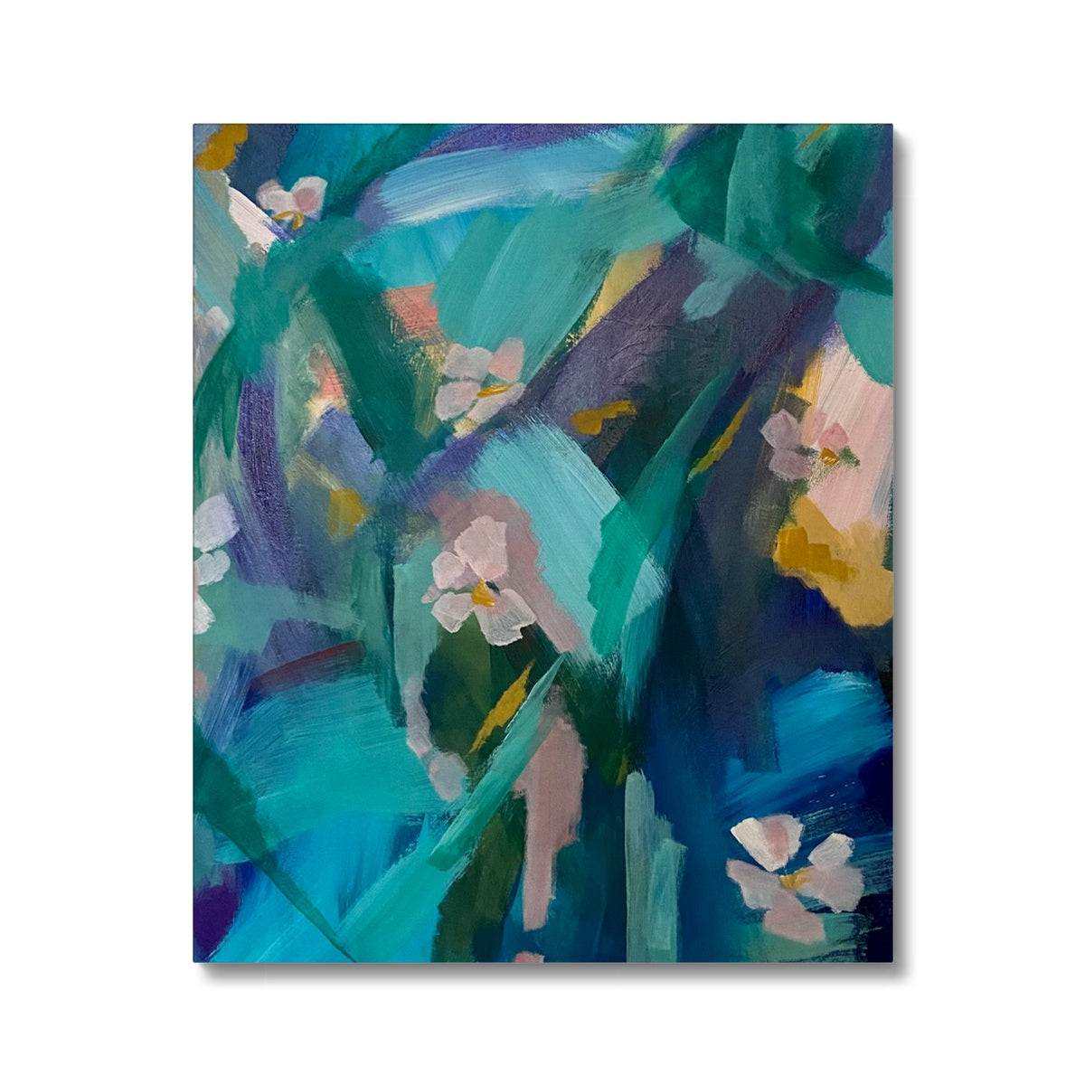 Painting. Abstract Floral I Canvas