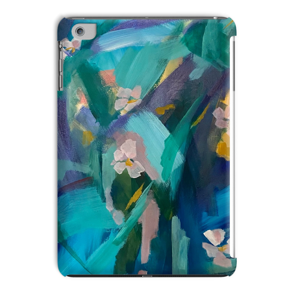 Abstract Floral I Tablet Cases