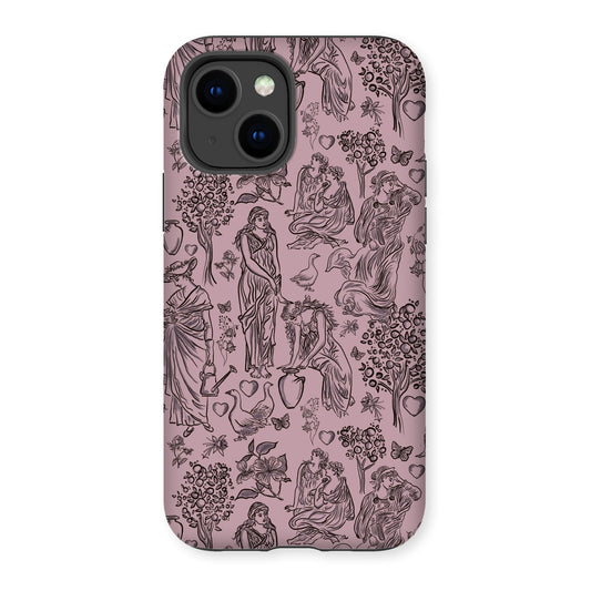 Vintage Illustrations reimagined Tough Phone Case