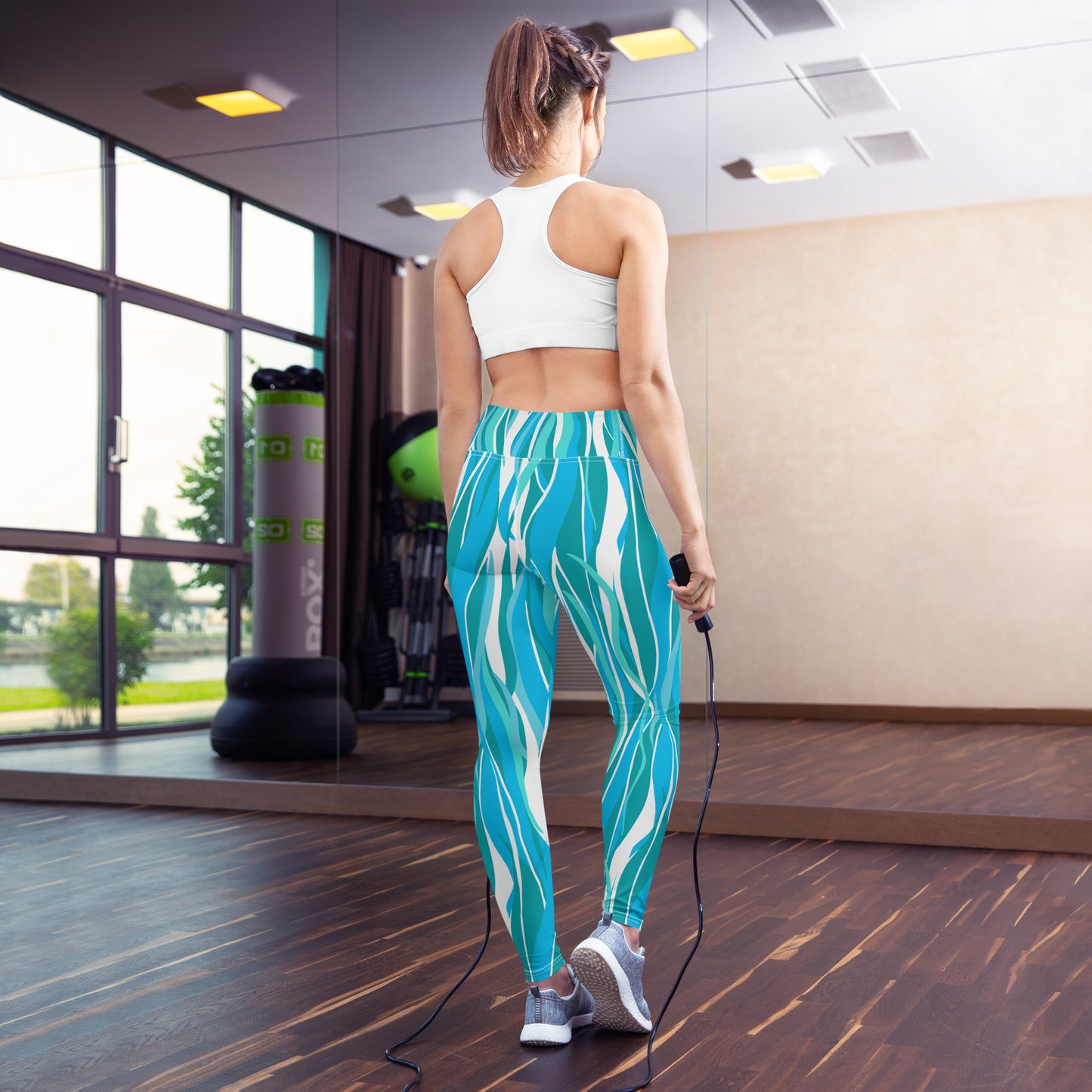 Leggings. Wave- Yoga Leggings