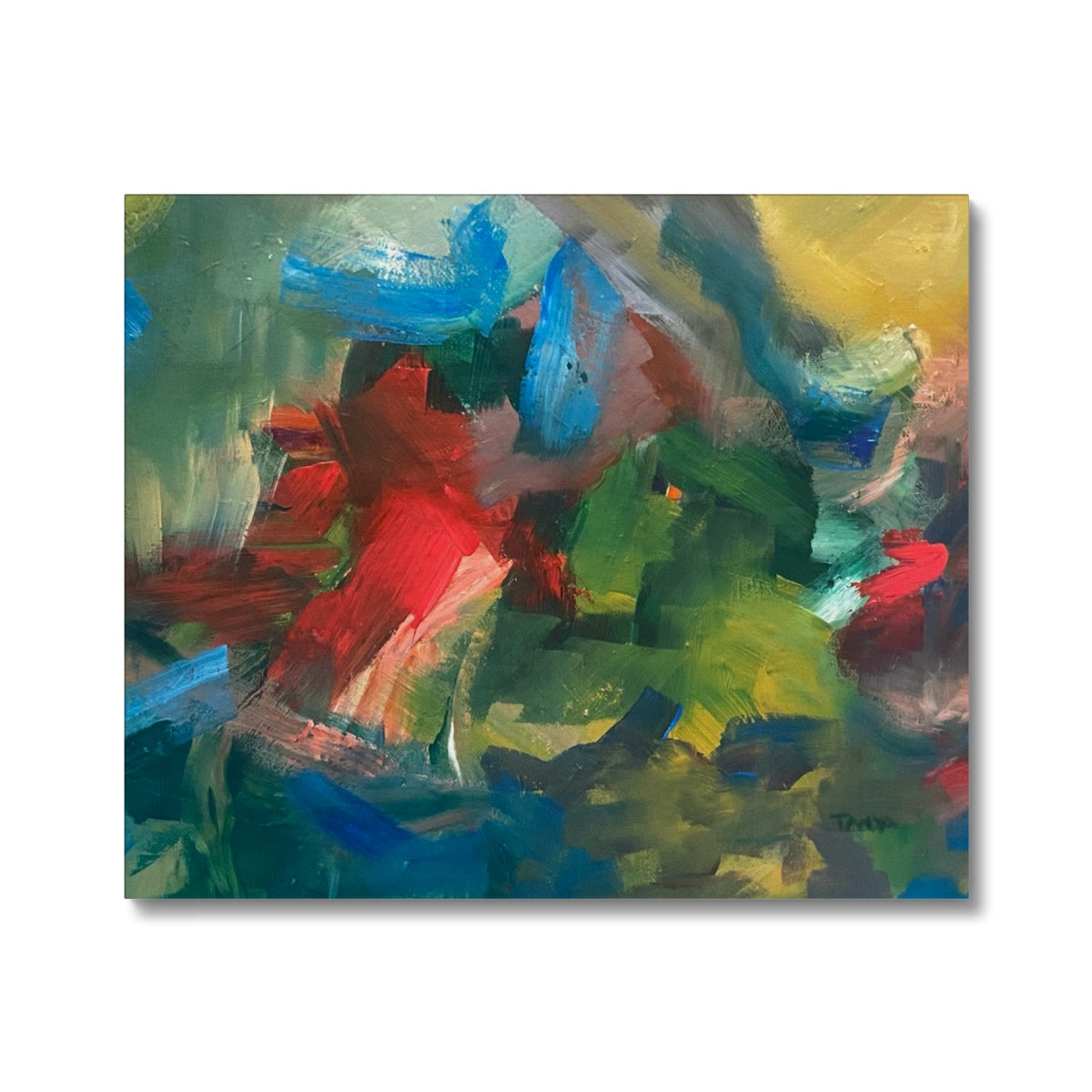 Painting. Abstract Floral II Canvas