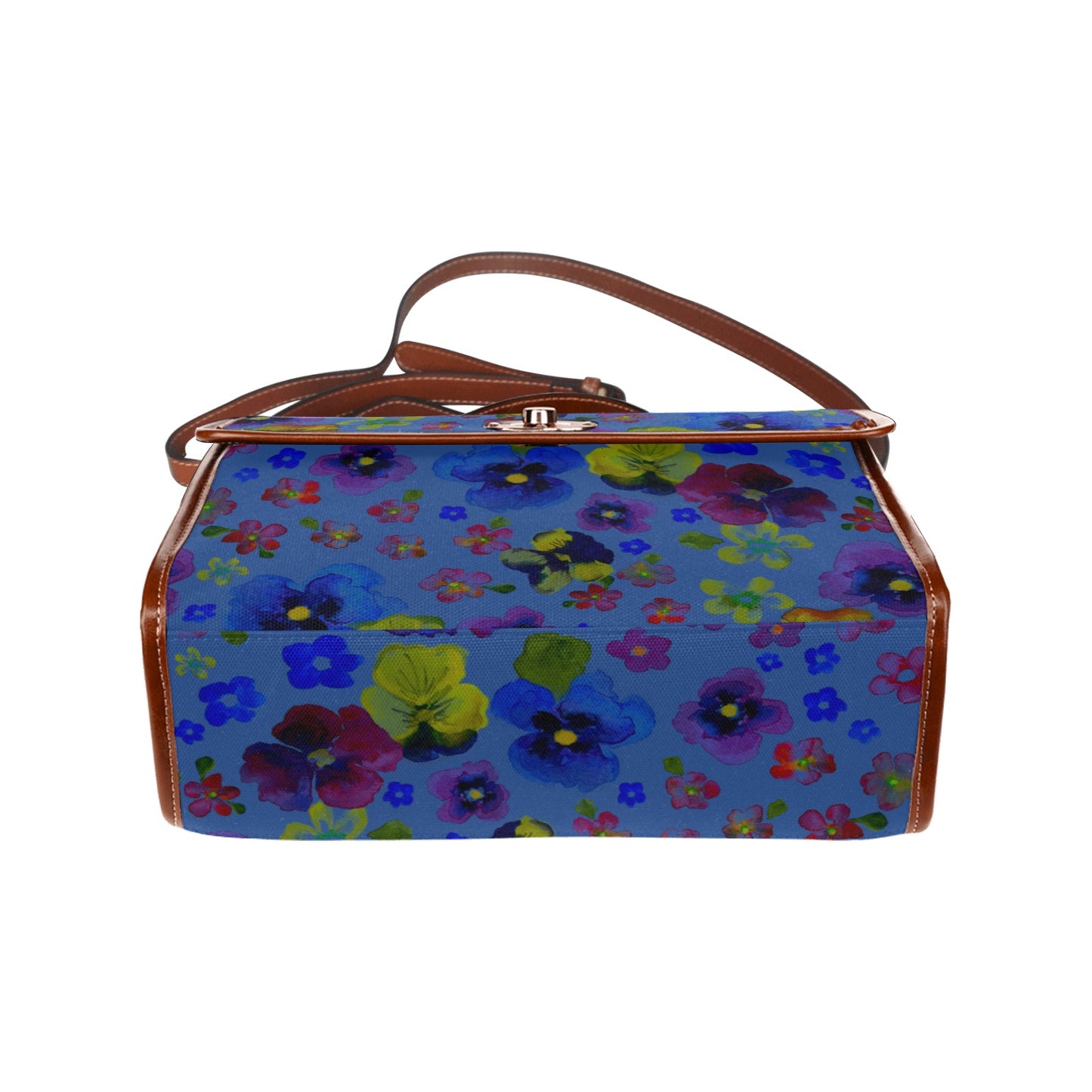 Waterproof Canvas Bag-Brown (All Over Print) (1641)