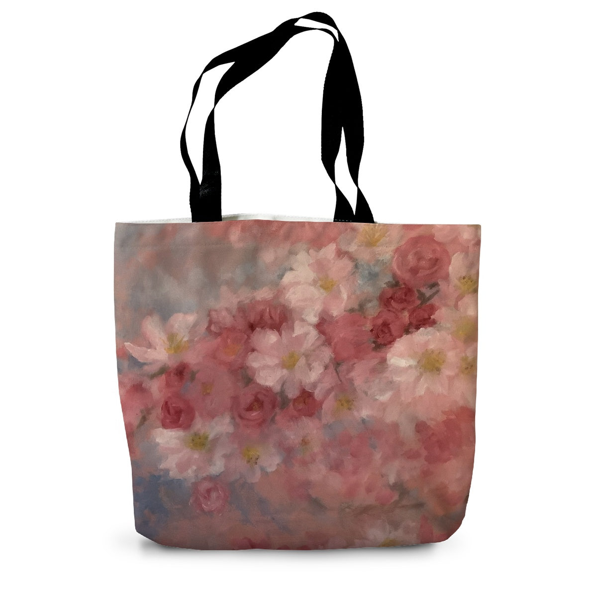 Spring Blossom Canvas Tote Bag