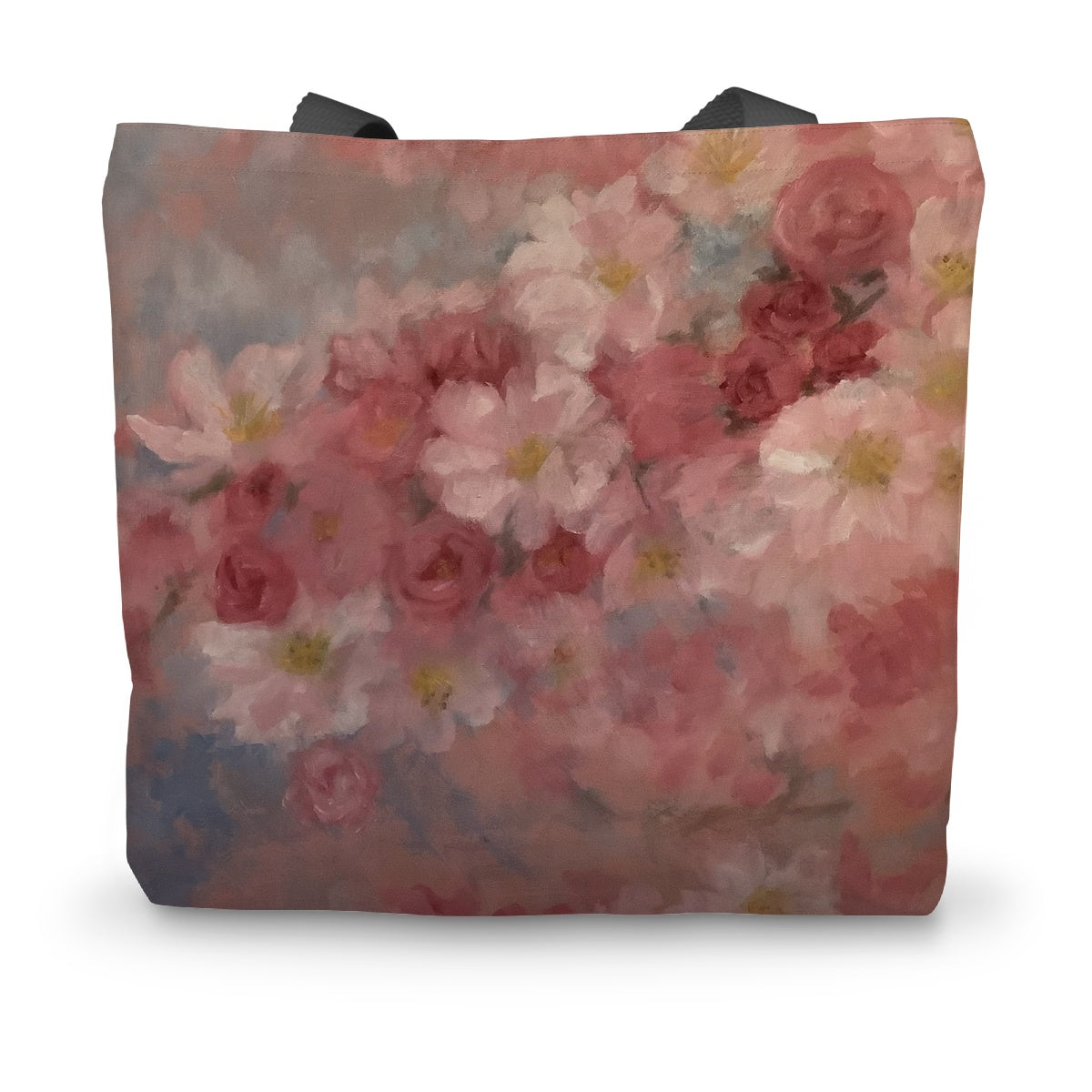 Spring Blossom Canvas Tote Bag