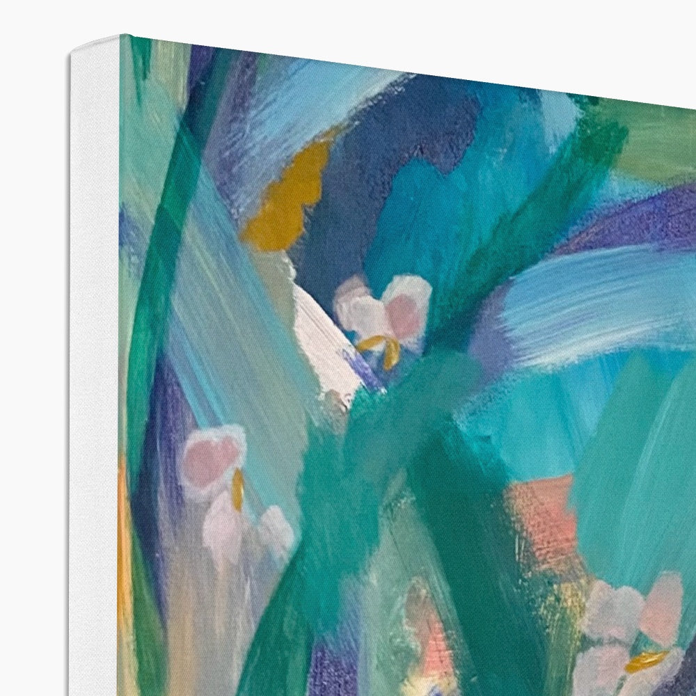 Painting. Abstract Floral I Canvas