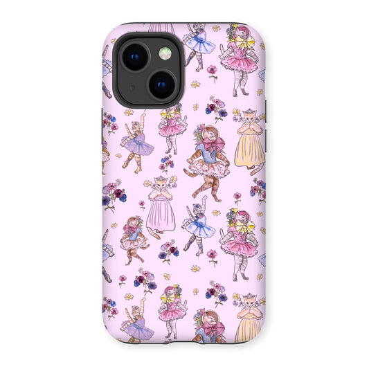 Pas de Chat Pink Tough Phone Case