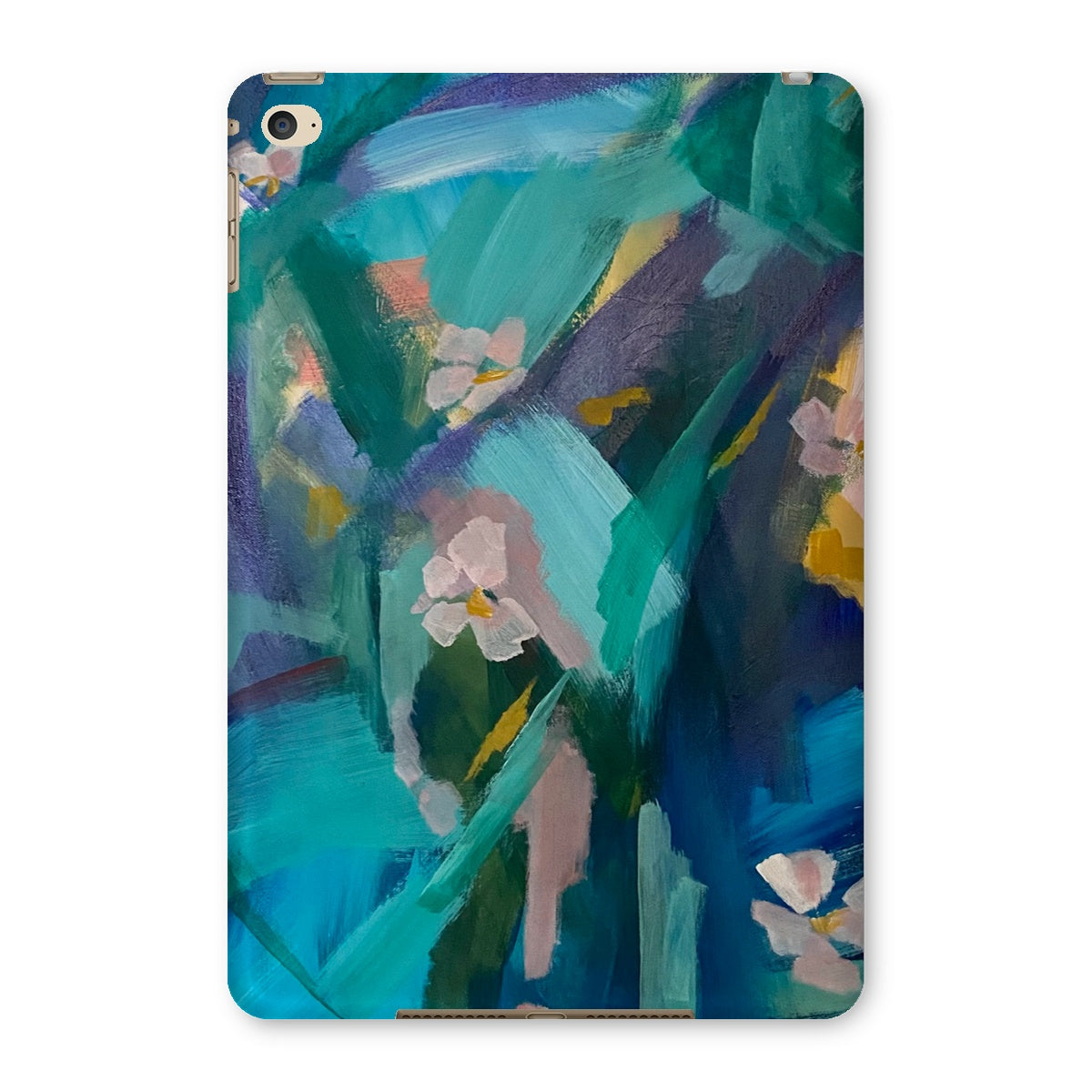 Abstract Floral I Tablet Cases