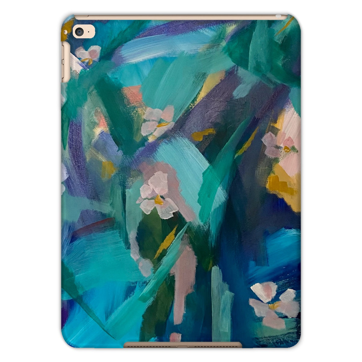 Abstract Floral I Tablet Cases